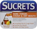 Sucrets Mal Gorge et Toux Lozanges , Honey Lemon , 18 Comptez chaque paquet de 2