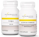Ensemble thérapeutique intégratif avec complexe B actif, 60 capsules et CoQ10 (100mg), 60 Softgels - complexe B actif pour soutenir le métabolisme énergétique* - CoQ10 pour soutenir la santé du coeur et du cerveau*