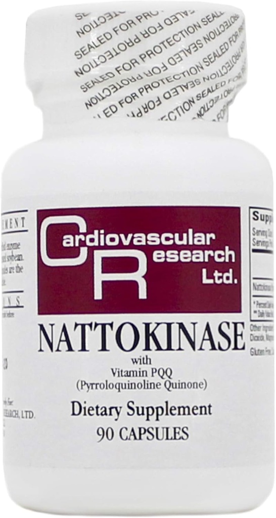 Nattokinase 50mg/1000FU 90 Capsules - 2 Pack - Formules écologiques/Recherche cardiovasculaire