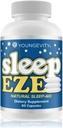 Youngevity Sleep Eze - Soutien au sommeil naturel - Racine valériane, Fleur de passion, 5-HTP, Melatonine - Formation non-habitante - Supplément de soutien au sommeil - (60 capsules)