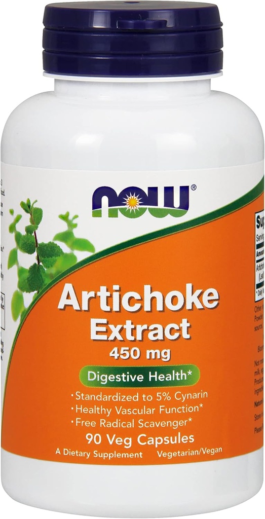 Maintenant les aliments Artichaut extrait 450 mg - 90 capsules de légumes