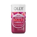 OLLY Ultra Strength Multi Softgels pour femmes, santé globale et soutien immunitaire, Oméga-3s, fer, vitamines A, D, C, E, B12, multivitamine quotidienne, 30 jours d'approvisionnement - 60 Nombre