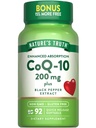 Nature's Truth CoQ10 200 mg Softgels (en anglais seulement) 92 Comte (en anglais seulement) Absorption accrue avec extrait de poivre noir (en anglais seulement)