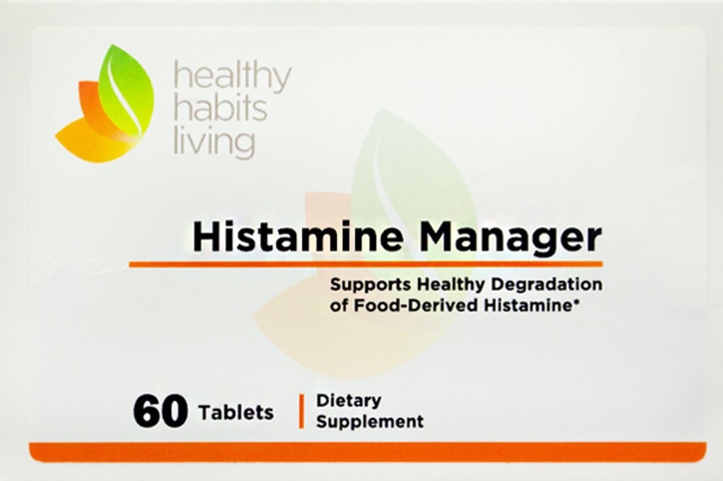 Histamine Manager – Nouvelle et améliorée formule 20 000 HDU de Diamine Oxidase DAO par comprimé – Enzyme digestif pour aider à bloquer et gérer l'intolérance à l'histamine alimentaire – 60 comprimés (1 boîte)