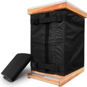 Hiver Hive Wrap pour 8 et 10 ruches à cadre, Approvisionnements réglables en apiculture, 600D Oxford Isolated Cover, Imperméable, Windproof, Léger, Eco-Amis, Réutilisable, 75,98" x 23,6"