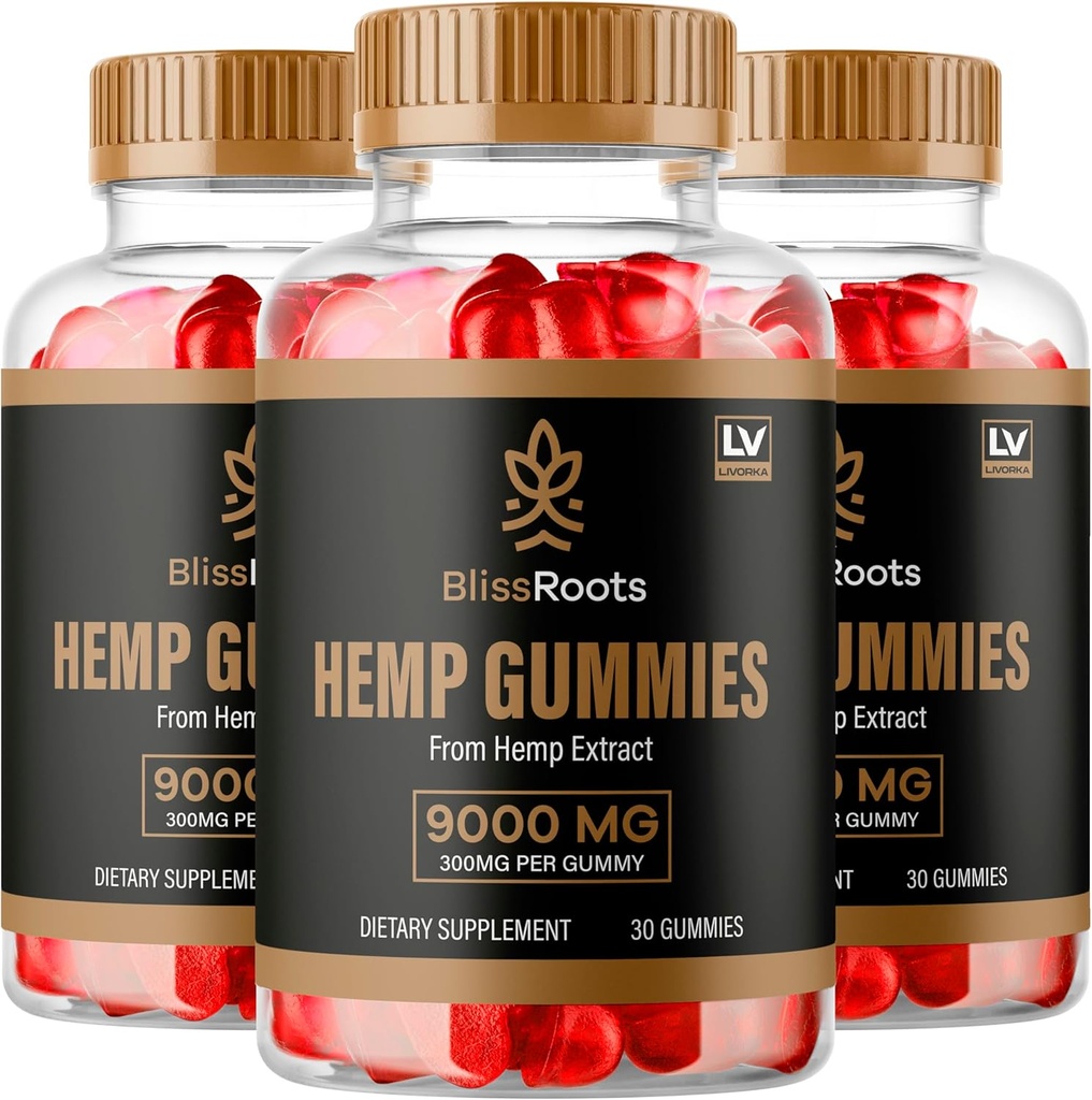 (3 Pack) Racines de Bliss Gummies 300 mg par Gummy, BlissRoots Gummies, Bliss Roots, Bliss Roots Gummy, Bliss Roots Gummies, BlissRoots organiques Gummies, Bliss Roots Supplément Gummy, 90 Gummies 3 mois