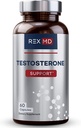 REX MD Supplément de support testostérone pour les hommes Supporte l'énergie, l'endurance, la performance