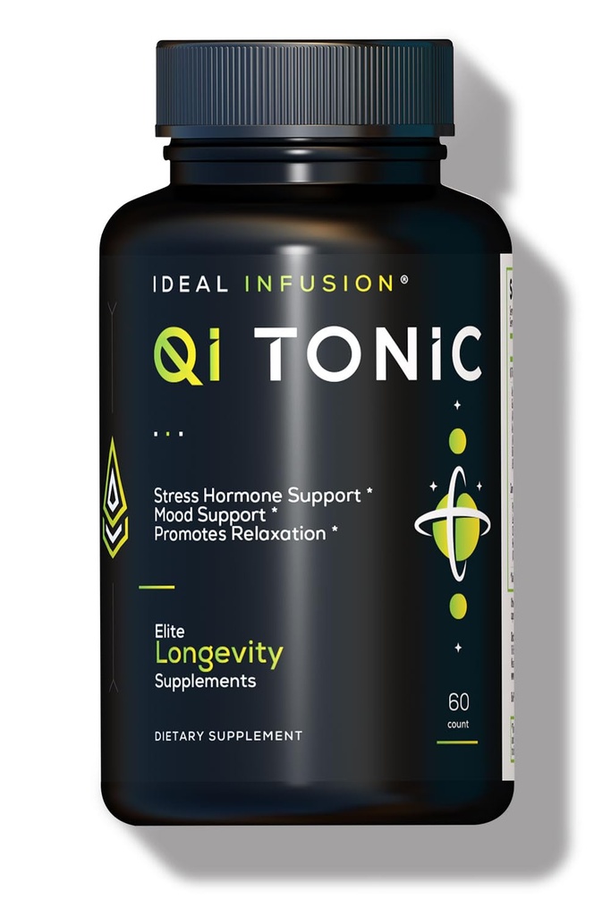 Ideal Infusion Cortisol Blocker and Mood Support: Promote Relaxation & Stress Relief - Bien-être global & Sérénité, Astragalus Root, Ashwagandha, Passion Flower (60 portions) Vegan