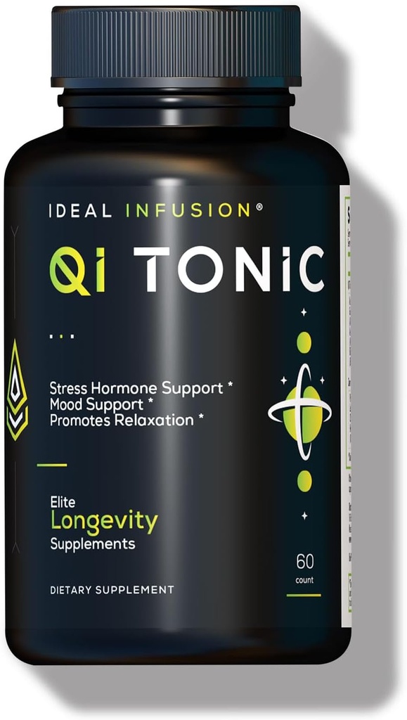 Ideal Infusion Cortisol Blocker and Mood Support: Promote Relaxation & Stress Relief - Bien-être global & Sérénité, Astragalus Root, Ashwagandha, Passion Flower (60 portions) Vegan