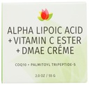 REVIVA LABS - Acide alpha lipoïque Vitamine C Ester DMAE Creme (2.oz)