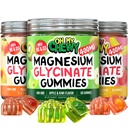 OH MY CHEWY Magnesium Gummies Variety Pack – 3 Bottles (60 Each) – Strawberry Banana, Apple Kiwi & Peach Mango