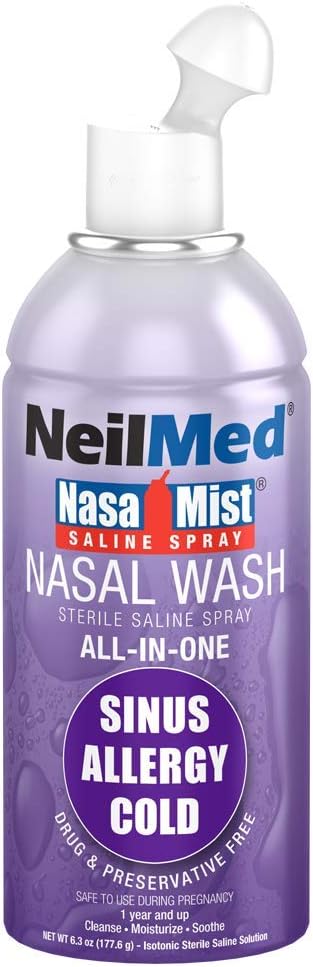 NeilMed NasaMist en un seul spray Saline multi-usage, 6,3 Fl Oz