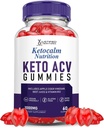 Justified Laboratories Ketocalm Nutrition Keto ACV Apple Cider Vinegar Formulated with Pomegranate Beet Juice Powder B12 Vegan Non GMO 60 Gummies