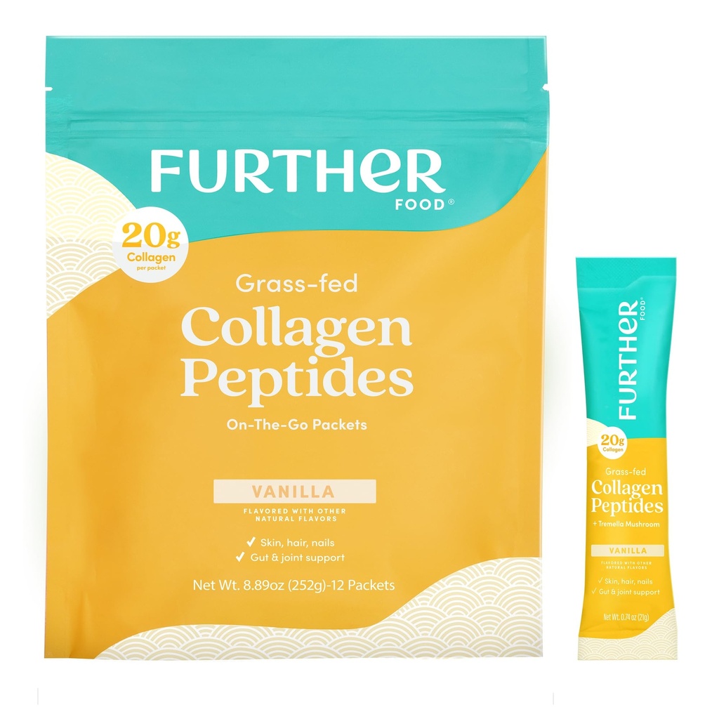 Autres aliments Pâtes en poudre de peptides de collagène de vanille, protéines hydrolysées de type 1 et 3 alimentées à l'herbe, Gut Health + articulaire, cheveux, peau, ongles, paléo Keto sans sucre 8,89 oz