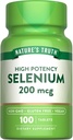 Nature's Truth Selenium 200 mcg Supplement | Essential Mineral High Potency Tablets | Vegan, Non-GMO & Gluten Free