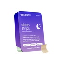 ZENERGY Bandes buccales pour le sommeil - Camomille Lavande Flavor: 5mg Mélatonine + 20mg L-Theanine + 100% Vitamine B6 + Botaniques: 0 Sucre, 0 Calories, 0 Gluten, Vegan, Action instantanée: 1 Tin = 30 Bandes