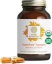 Pure Synergy SuperPure Turmeric Extract (en anglais seulement) Supplément de curcumine biologique (en anglais seulement) 500 mg Turmeric Extract Capsules (en anglais seulement)