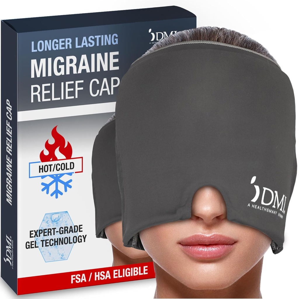 DMI Ultra Masque de soulagement de la migraine et chapeau de soulagement de la migraine