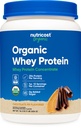 Nutricost Organic Whey Protein Concentrate, Chocolate Peanut Butter Flavored, (1LB) - Gluten-Free, Non-GMO