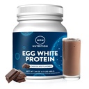 MRM Nutrition Oeuf Protéines blanches au chocolat Saveuré de 23g Protéines sans gras avec enzymes digestives Valeur biologique maximale Test clinique 20 portions