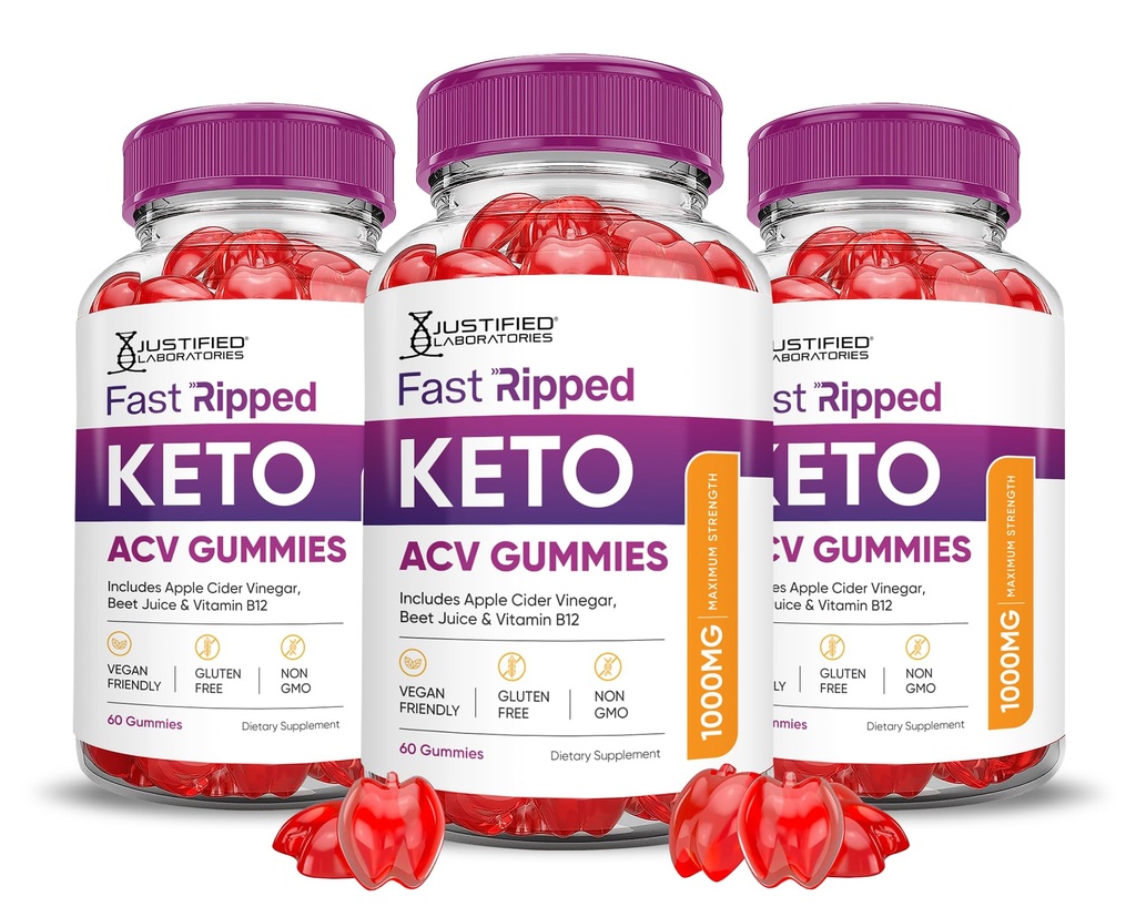 Laboratoires justifiés (3 Pack Keto Rush Keto ACV Gummies Formule 1000MG Keto Rush Keto Gummies Apple cider Vinegar Boost Formulé avec Pomegranate Beet Juice Powder B12 Vegan Non OGM 180 Gummys