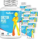 Doctor Plus - Formule de croissance en hauteur - Soutient la croissance en hauteur, les pilules de croissance en hauteur avec le calcium, les vitamines D3, la vitamine K2 (MK7) - Immunité et santé globale pour les enfants (10+) et les adolescents - 12 Pack