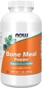 Suppléments, poudre de repas désossée avec carbonate de calcium et oxyde de magnésium, source naturelle de calcium, 1-Pound