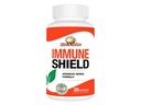 Bouclier immune avec mélange à base de plantes plus vitamine C, zinc, quercétine, et plus pour le système de soutien immunitaire santé stimuler 30 jours d'approvisionnement