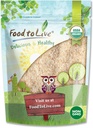 Nourriture à vivre - Psyllium entier biologique Husks, 8 Ounces - Non-OGM Flakes, Vegan, Kosher, Keto Friendly, Raw, Unsweetened, Unservored, Bulk, Great for Baking