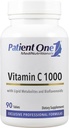 Patiente Une vitamine C 1000 mg Un supplément pour soutenir la santé du système immunitaire * , Matrice lipidique Plus Bioflavonoïdes pour l'absorption accrue , 90 comprimés