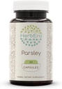 HerbEra Parsley 60 Capsules, 500 mg, faites avec du persil (Petroselinum crispum) Feuille séchée (60 Capsules)
