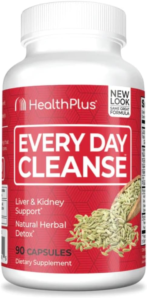 Health Plus Chaque jour Nettoyer Supplément santé, 90 capsules, 30 portions