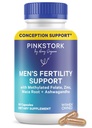 Suppléments de fertilité pour les hommes - Soutiens Conception pour lui - Vitamines prénatales masculines avec racine de maca, Ashwagandha, Folate, B12 - Heather du sperme, Drive, Motilité - 60 Capsules
