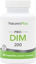 Natures Plus PRO DIM 200 mg - 60 capsules - soutient les niveaux d'estrogènes sains - Non-OGM, végétalien et sans gluten - 30 portions