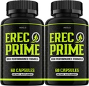 (2 Pack) pilules ErecPrime pour hommes, suppléments Erec Prime haute performance, formule Erec Prime avancée, ErecPrime Reviews, ErecPrime24 (120 capsules)