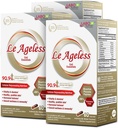 LABO Nutrition Le Ageless – Thérapie de rajeunissement des cellules placentaires du Japon – Enrichie avec du peptide de collagène et du Brewer, levure pour soutenir la santé immunitaire, la régénération cutanée, anti-âge – 60 capsulesX3
