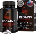 Suppléments HGH pour les hommes et les femmes - Regains Natural Anabolic Muscle Growth Building & Human Growth Hormone pour les hommes, Muscle Builder pour les hommes, Supplément de récupération musculaire, 100 pilules protéiques
