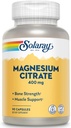 Solaray Citrate de magnésium 400 mg 90 Capsule