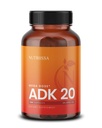 Nutriissa ADK 20 - Immune & Bone Health Support with Vitamines A, D & K (25 000 UI) - 4 mois d'approvisionnement - EPEB certifié pour la pureté et la puissance - 120 capsules végétaliennes