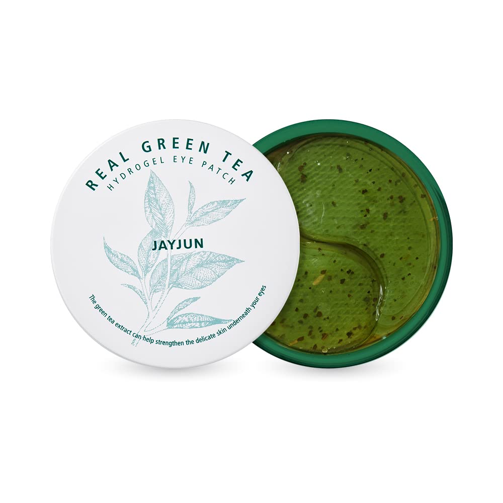 JAYJUN Real Green Tea Hydrogel Eye Patch, 1.4g, 60 dans Jar