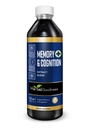 Herbal Goodness Memory and Cognition Liquide Extract 12oz - Soutient la clarté mentale, l'énergie et la fonction immunitaire - Supplément naturel organique avec Ginkgo, Sage et Lion - 23 portions