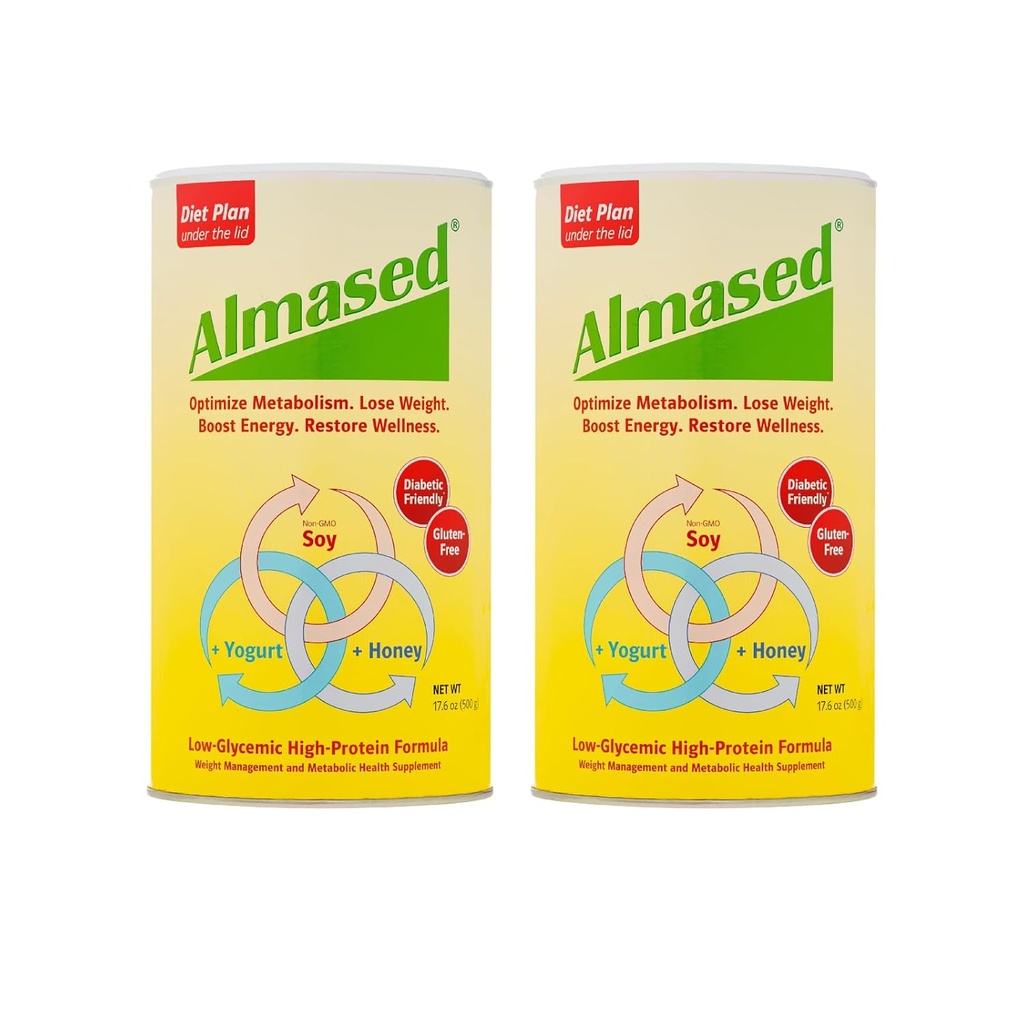 Poudre multiprotéine Almased 17,6 OZ (paquet de 2)