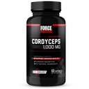 FORCE FACTOR Cordyceps Capsules avec 1000mg d'extrait de champignon Cordyceps Sinensis, traditionnellement utilisé pour améliorer la vitalité, avec BioPerine pour l'absorption rapide, ingrédients naturels clés, 60 capsules