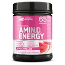 Optimum Nutrition Amino Energy - Pré-entraînement avec du thé vert, BCAA, acides aminés, Keto Friendly, extrait de café vert, poudre d'énergie - pastèque, 65 portions (paquetage mai Vary)