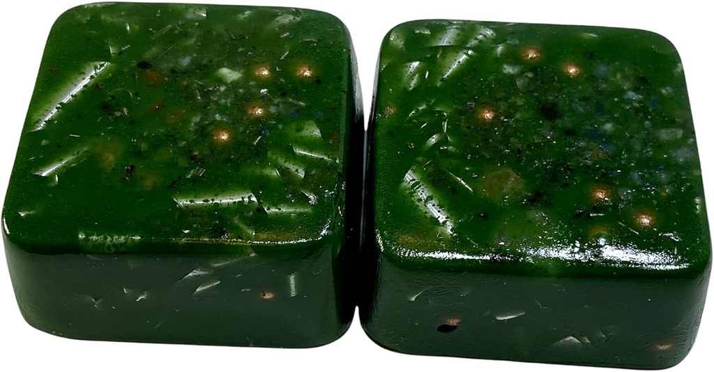 Green Chromium Oxide 2 Mini Cube Tower Busters Crystal Orgone (Green Chromium Oxide)