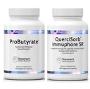 Tesseract Medical Research Ultra Gut and Immune Health Combo, Butyric Acid Complex Gut Health Supplement (120 Capsules) and Quercetin, Immune Support Supplement (120 Capsules)