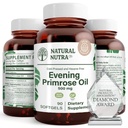 Supplément naturel Nutra soirée huile de Primrose de l'acide gras, santé Nerve, aide à réduire les taches cutanées, équilibre sécrétions du corps, promouvoir la santé cardiaque, la clarté de la peau, 500 mg, 90 Softgels