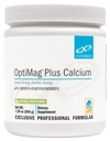 XYMOGEN OptiMag Plus Calcium - Poudre de magnésium avec du calcium pour soutenir les comportements calmes, l'humeur saine, les os sains + la fonction musculaire - Arôme de poire, avec le malate de magnésium (7,2 oz)