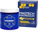 STACKS NATURELS Magtech Magnesium Drink Mix + APIGENIN+ Supplément Bundle - Soutient la relaxation, la santé cérébrale et le sommeil* - 80 portions