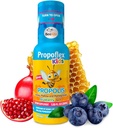 Extrait de propolis d'abeilles, spray de gorge de propolis pour les enfants – Propolis, miel, mauve, grenade - Soutien naturel immunitaire et soulagement de la gorge, sans sucre - Blueberry Flavor - (35ml/ 1-Pack)